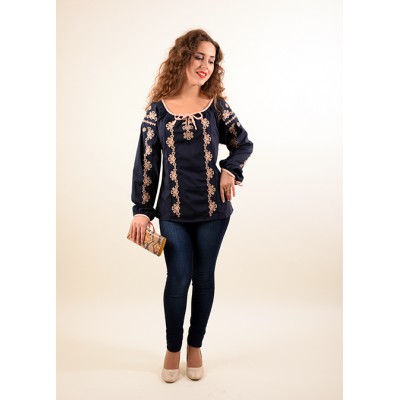 Embroidered blouse "Xenia" 5